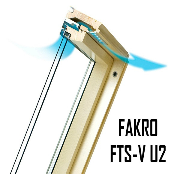 Мансардне поворотне вікно FAKRO FTZ-V U2