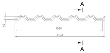 Композитна черепиця QueenTile VERONA