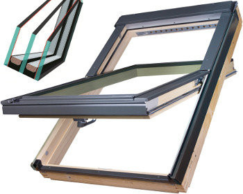 Мансардне поворотне вікно FAKRO FTS-V U2