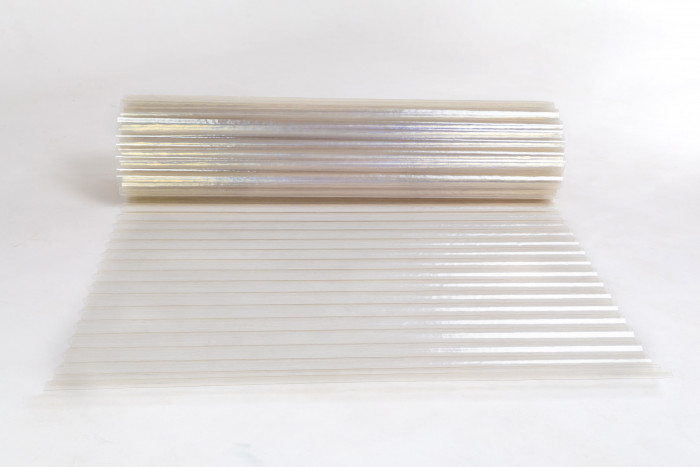 Рулонний армований шифер гофрований  посилений бронза, 1200г/м2