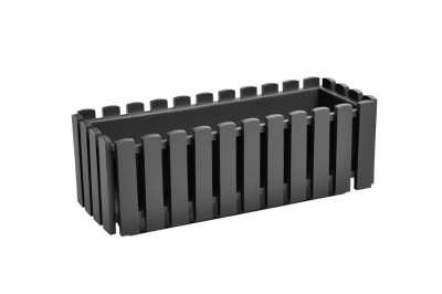 Кашпо Plastkon &quot;Fency&quot; 50 см, антрацит