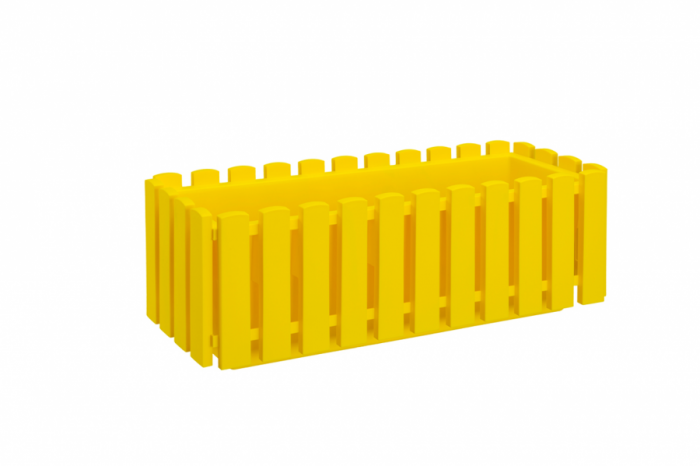 Кашпо Plastkon "Fency" 50 см, жовтий