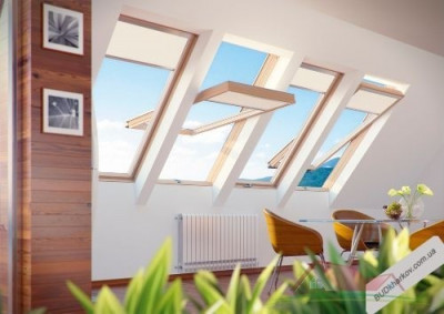 Мансардне супер енергозберігаюче поворотне вікно FAKRO PTP-V U4