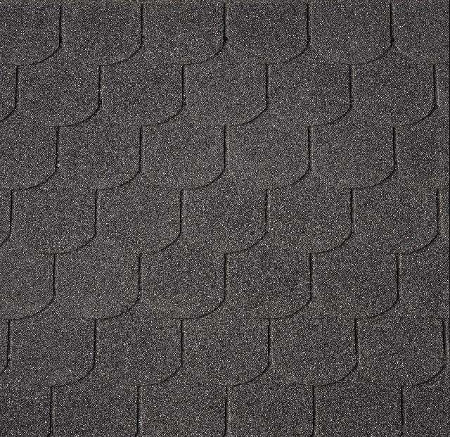Бітумна черепиця Superglass Biber (01) Black