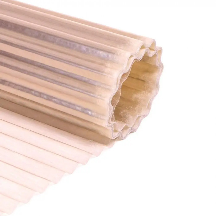 Рулонний армований гофрований посилений посилений персиковий, 1000гр/м2