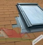 Мансардне супер енергозберігаюче поворотне вікно FAKRO FTT U8 Thermo в комплект входить XDK