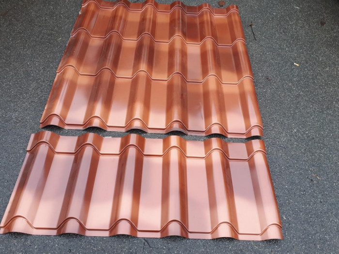 Metal tile Retro 0.5 matte