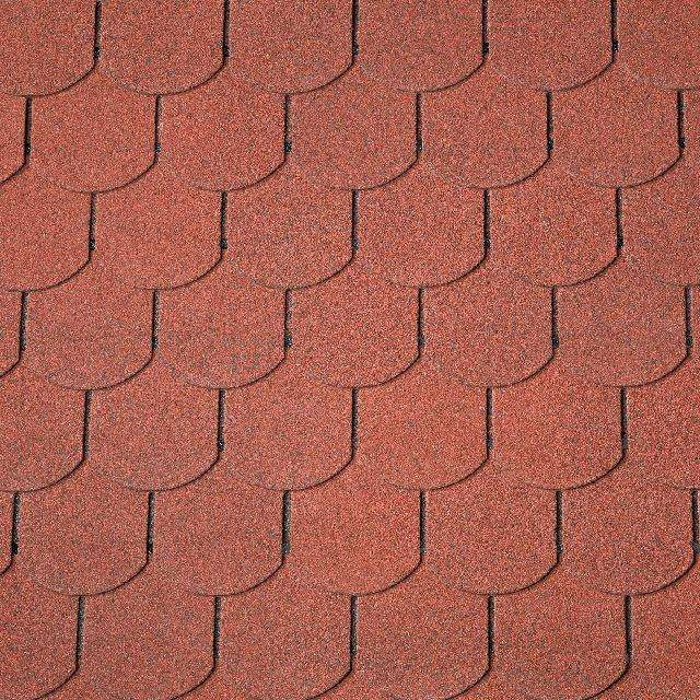 Бітумна черепиця Superglass Biber (10) Tile Red