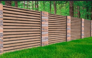 Ламелі для паркану жалюзі, дерево 3D