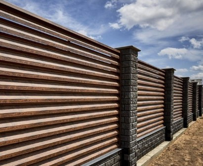 Ламелі для паркану жалюзі, дерево 3D