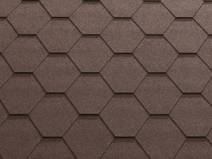 Бітумна черепиця Katepal Classic KL (коричневий)