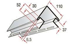 Планка зовнішній кут Альта- Профіл