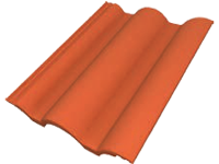 Цементно-піщана черепиця ONDO (Maron, Terracotta, Grafito)