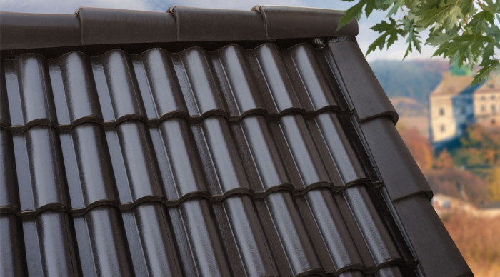 Цементно-піщана черепиця ONDO (Maron, Terracotta, Grafito)