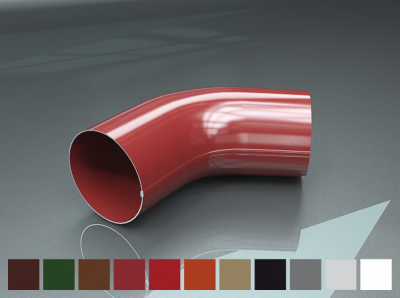 Коліно 150/100 коричневе