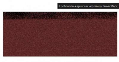 Гребенево-карнизна черепиця Brava 5м.кв в асортименті