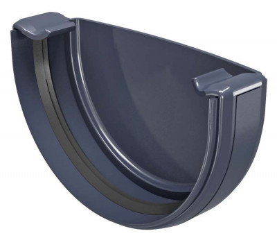 Заглушка жолоба Regenau 125 графіт