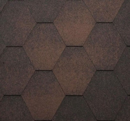 Бітумна черепиця Katepal Jazzy (коричневий)