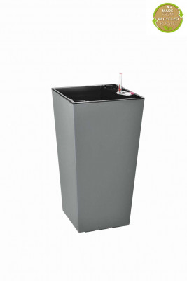 Квітник із системою автополиву ELISE 20 см, кам'яний, матовий