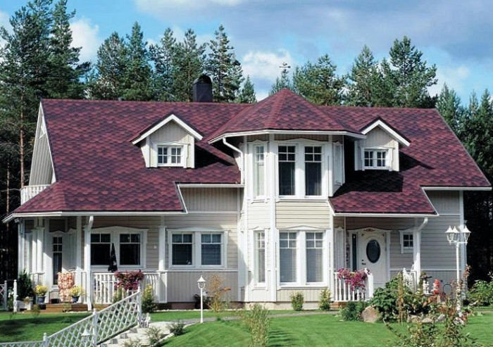 Бітумна черепиця Katepal Jazzy (червоний)