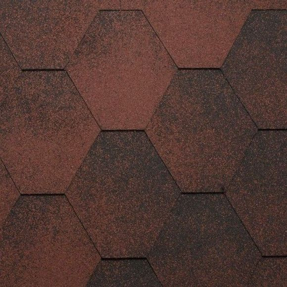 Бітумна черепиця Katepal Jazzy (червоний)