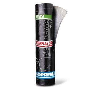 Полімер-бітумна мембрана SOPREMA MORTERPLAS SBS FM 5 MIN, 1x8 м