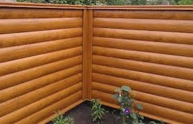 Металевий Блок-Хаус, 3D дерево