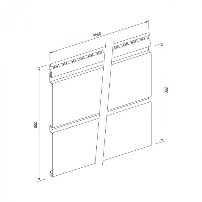 Панель VOX SYSTEM MAX-3 плоская (дуб, золотой дуб, ясень)