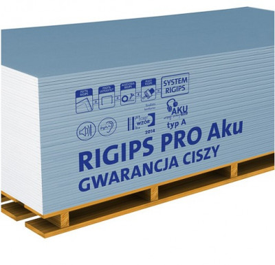 Гіпсокартон RIGIPS акустичний вологостійкий