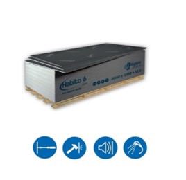 Гипсокартон  RIGIPS HABITO HYDRO 