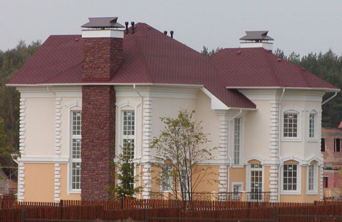 Бітумна черепиця Katepal Katrilli (осінній червоний)