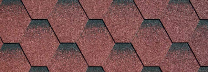 Бітумна черепиця Katepal Katrilli (осінній червоний)