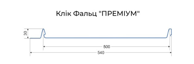 Клік фальц "Преміум"
