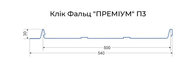 Клик фальц "Премиум"