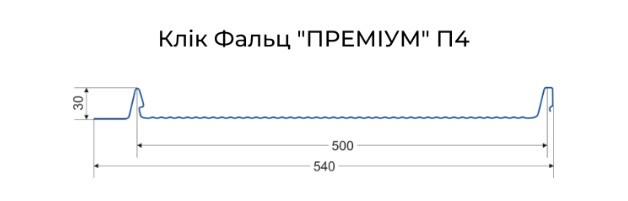 Клик фальц "Премиум"