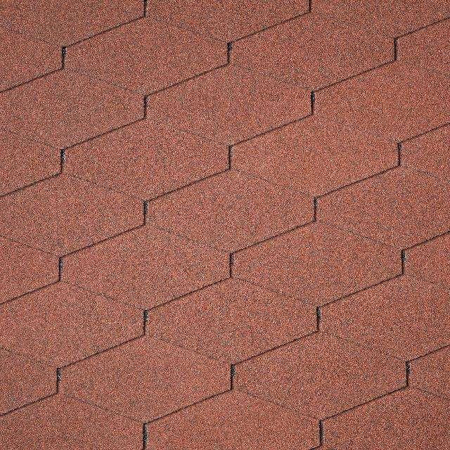 Бітумна черепиця Diamant Plus (10) Tile Red