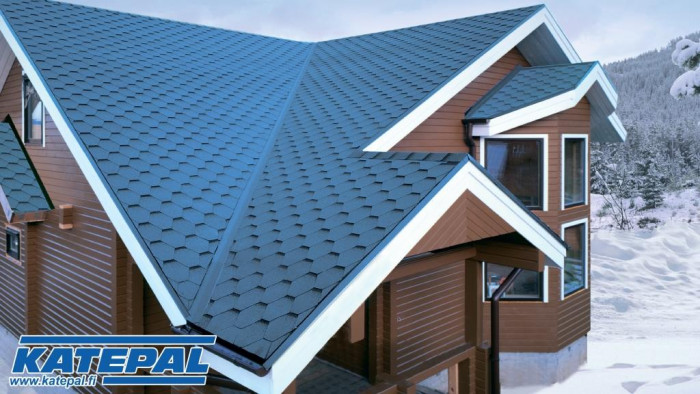 Бітумна черепиця Katepal Katrilli (синій)