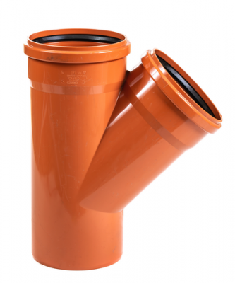 Трійник Profil зовн.канал. 160/160/45° SN8