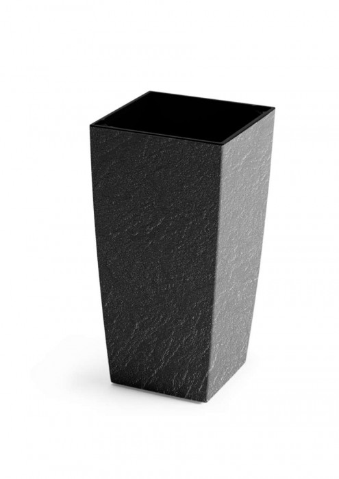 Цветник Plastkon ELIOT Stone 25x46 см антрацит