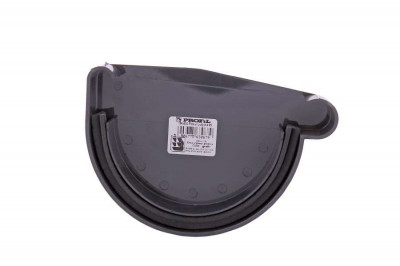 Заглушка ринви PROFiL права Р 130 графіт