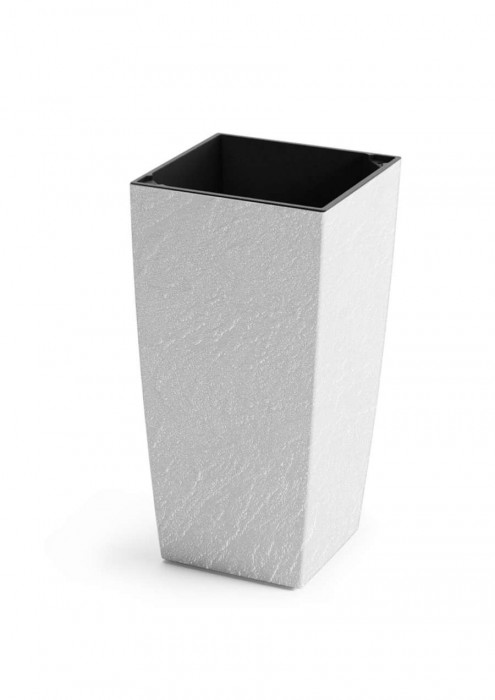 Цветник Plastkon ELIOT Stone 25x46 см белый