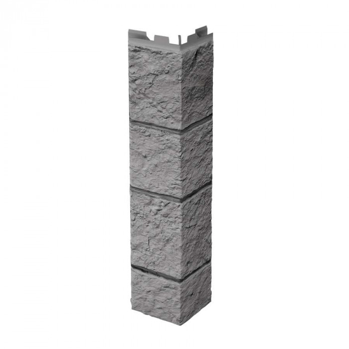Планка VOX Solid SandStone "Внешний угол" Light Grey 0,42 м