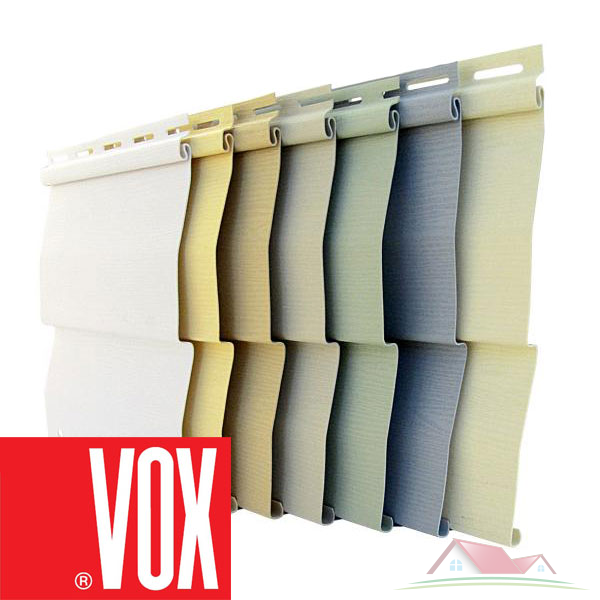 Сайдинг VOX (желтый,светло-зеленый, серый)
