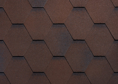 Бітумна черепиця RUFLEX МINT Sota Коричневий, 3м2