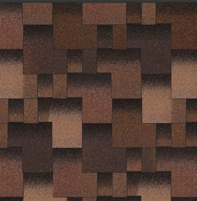 Бітумна черепиця АКВАІЗОЛ  серія Акцент колекція Еталон - гарантія 35 років