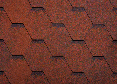 Бітумна черепиця RUFLEX МINT Sota Червоний, 3м2