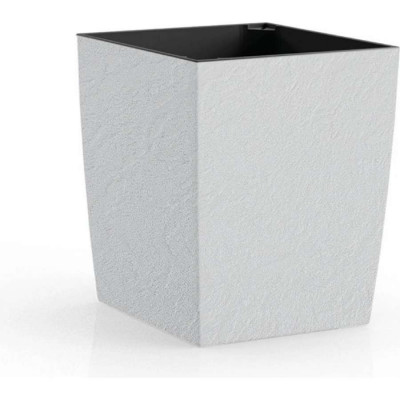 Цветник Plastkon ELIOT Stone 25x25 см белый
