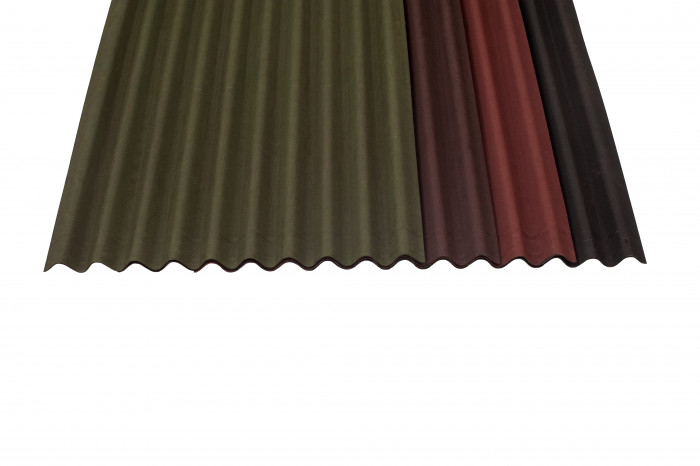 Лист покрівельний бітумний Ондулін сланець