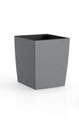 Цветник Plastkon ELIOT Stone 25x25 см серый