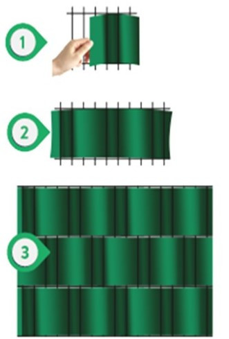 Sectional fence tape, PVC